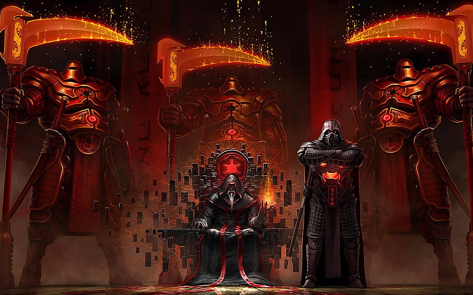 warrior digital wallpaper, Star Wars, artwork HD wallpaper