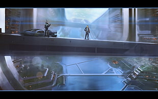 Star Wars digital wallpaper, fantasy art, Mass Effect, Mass Effect 3, concept art HD wallpaper