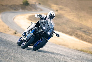 black 3-wheel motorcycle, Yamaha NIKEN, 2019, 4K HD wallpaper