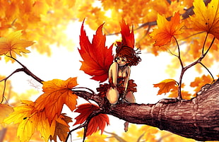 fairy illustration, artwork, fantasy art, digital art, fairies HD wallpaper