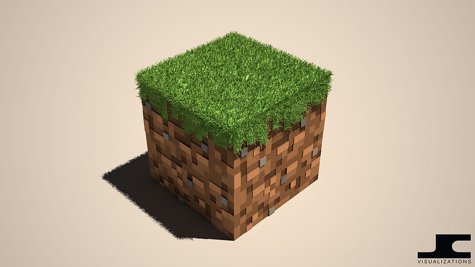 Minecraft game application, Minecraft, cube, video games HD wallpaper