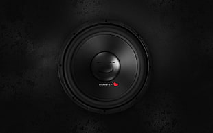 black and gray Pioneer subwoofer, dubstep, speaker