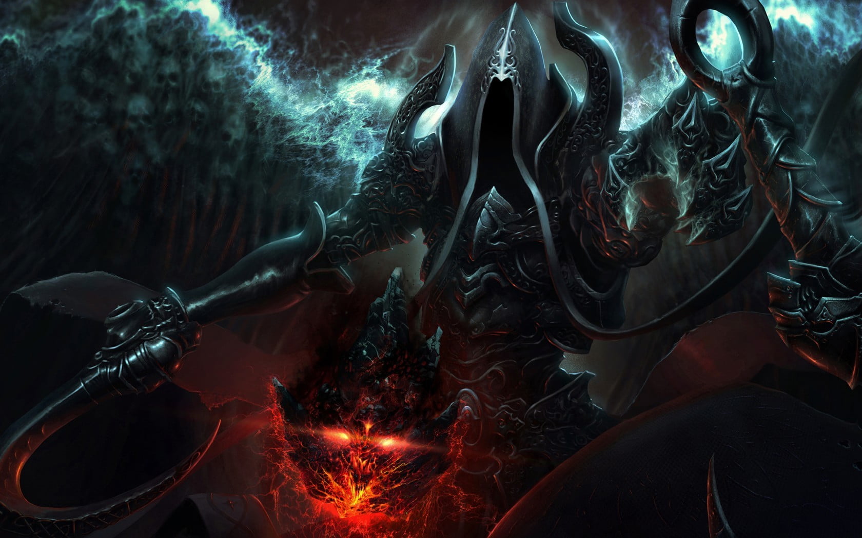 DOTA 2 Abaddon digital wallpaper, Diablo, Diablo III, fantasy art, digital art