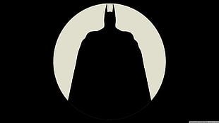 Batman wallpaper, Batman, silhouette HD wallpaper
