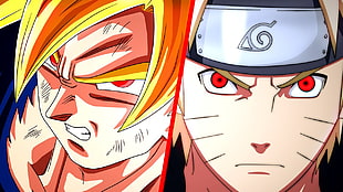 Gokou and Naruto