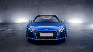 blue Audi