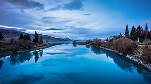 body of water, nature, landscape, lake, reflection HD wallpaper