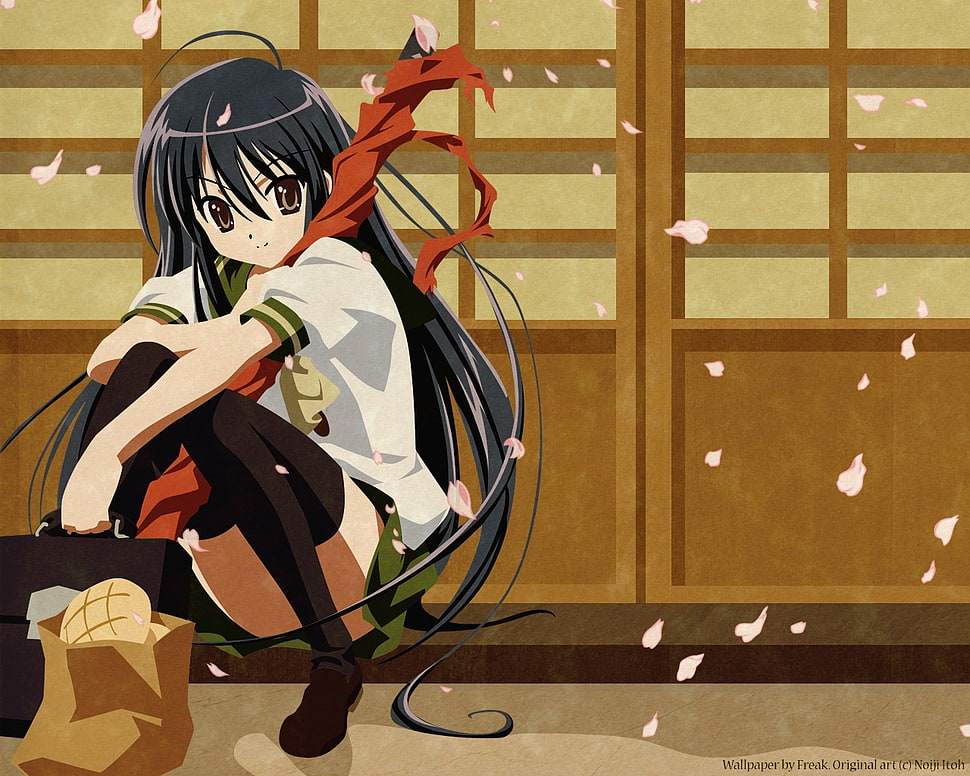 girl Anime character HD wallpaper