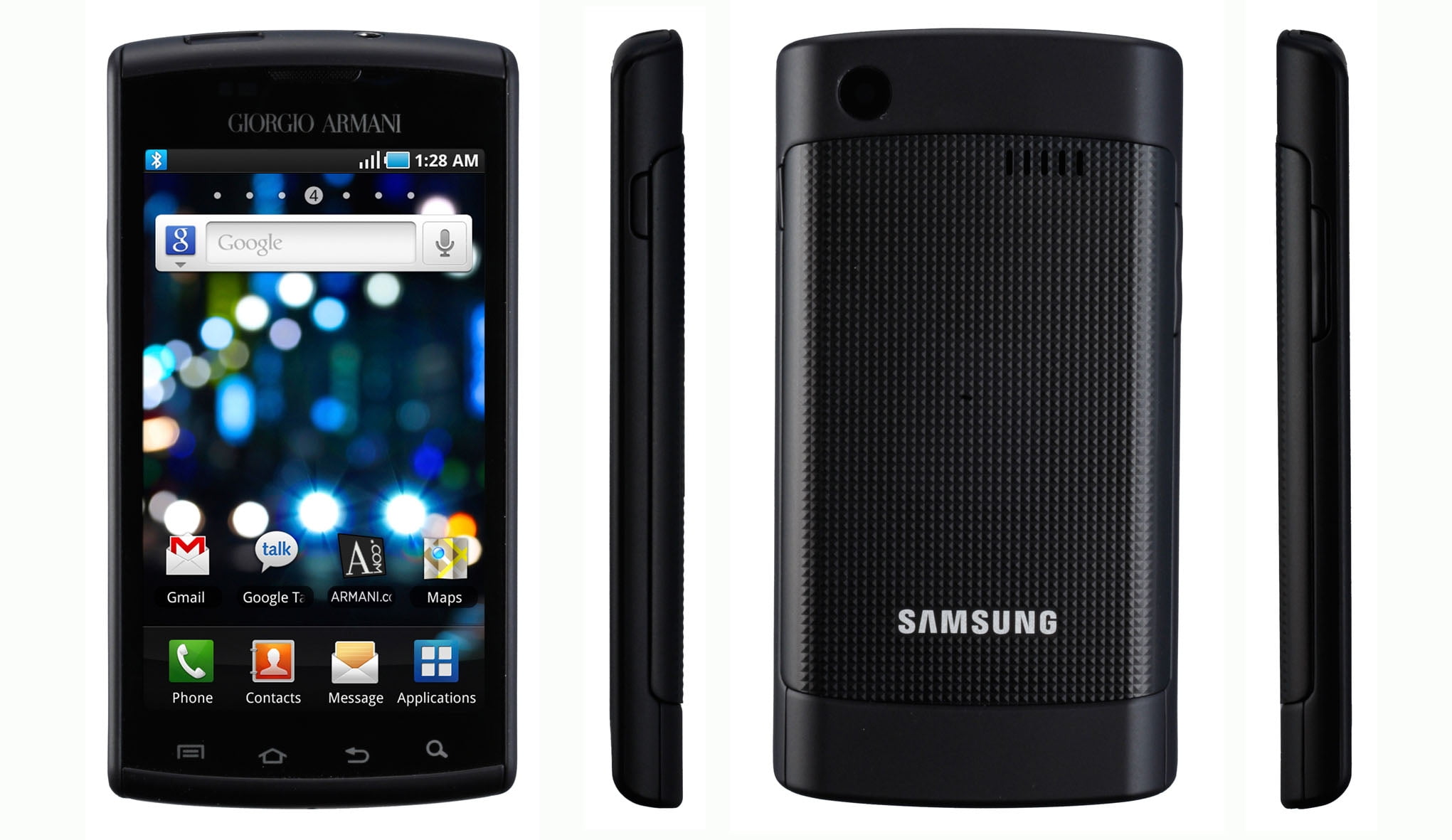 black Samsung smartphone screenshot
