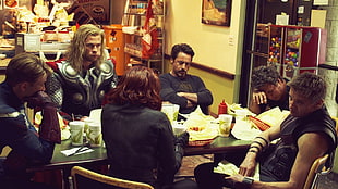 Marvel Avengers: Infinity War, The Avengers, Hawkeye, Iron Man, Black Widow HD wallpaper