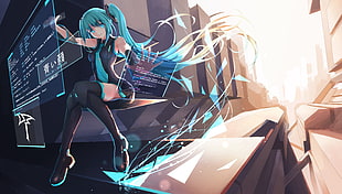 female anime character illustration