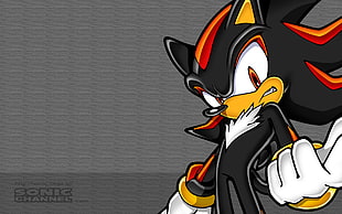 black Sonic character illustration, Sega, Shadow the Hedgehog, Sonic the Hedgehog