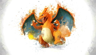 Pokemon Charizard digital illustration, Super Smash Brothers, Charizard, Pokémon HD wallpaper