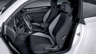 black and gray car seat, car, Volkswagen