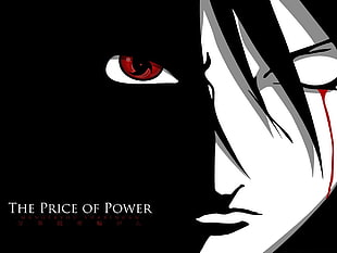 The Price of Power, Naruto Shippuuden, anime, Sharingan, anime vectors HD wallpaper