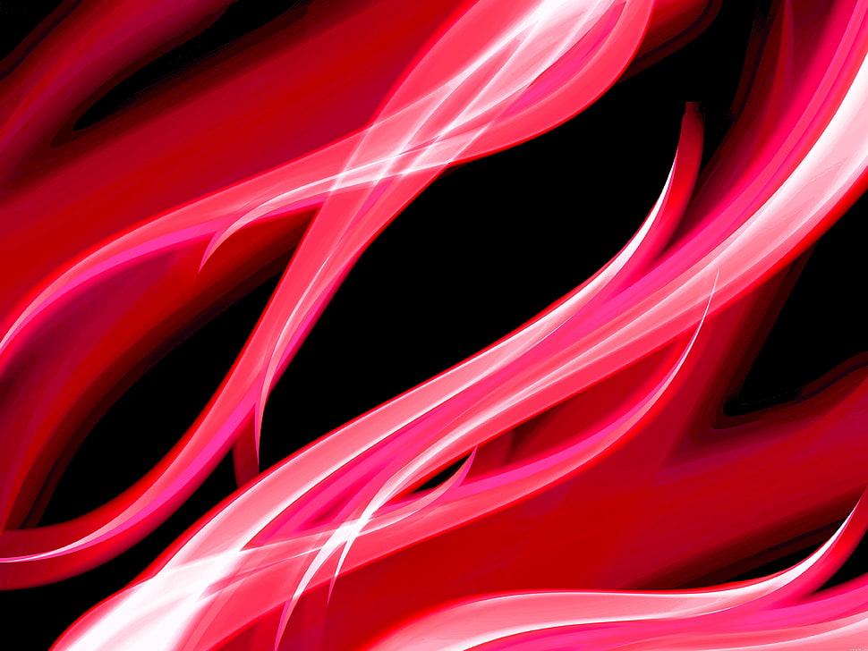digital wallpaper of red rays HD wallpaper