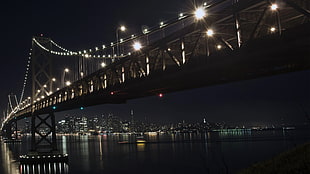 Golden State Bridge, San Francisco, bridge, night, cityscape HD wallpaper