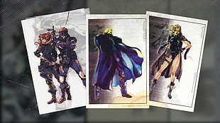 three male cartoon anime character photos, Metal Gear, Metal Gear Solid 2, Yoji Shinkawa, video games
