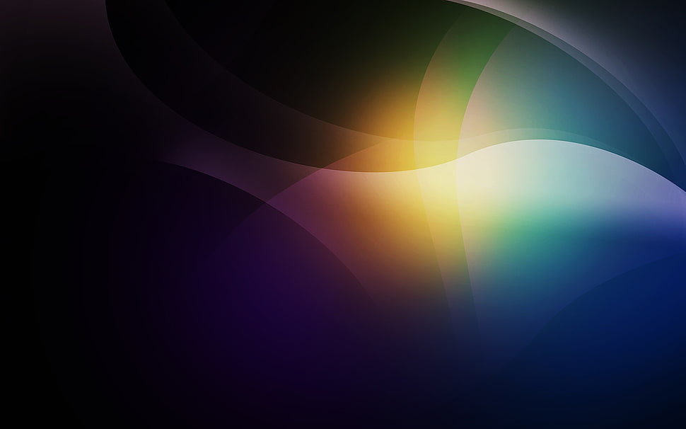 blue, yellow, green, and orange HD wallpaper HD wallpaper