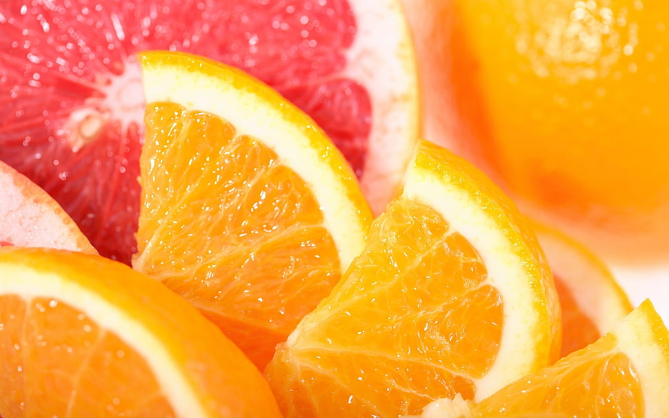 sliced orange, fruit HD wallpaper