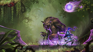brown creature in forest digital wallpaper, League of Legends, video games