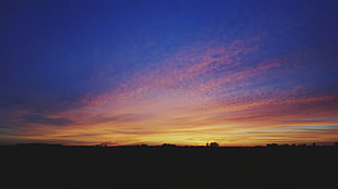 landscape, sunset, colorful, nature HD wallpaper