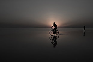 bike and men's top, nature, bicycle