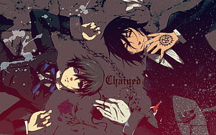 Black Butler characters, Kuroshitsuji , Black Butler, Michaelis Sebastian, Ciel Phantomhive HD wallpaper