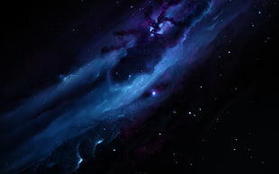 milky way, Galaxy, Nebula, Stars