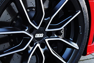 black BBS vehicle wheel, Audi S3, BBS, car, MTM