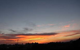 Clouds,  Sky,  Lilac,  Evening HD wallpaper