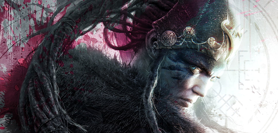 man in armour video game character HD wallpaper