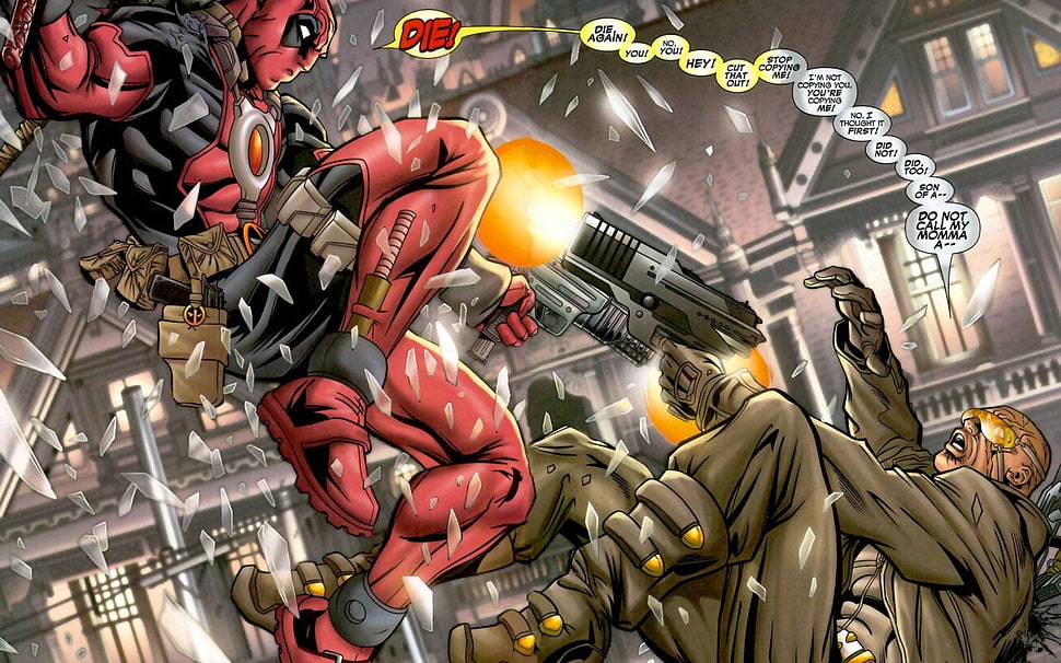 Marvel Deadpool Vs Cable wallpaper, Deadpool HD wallpaper