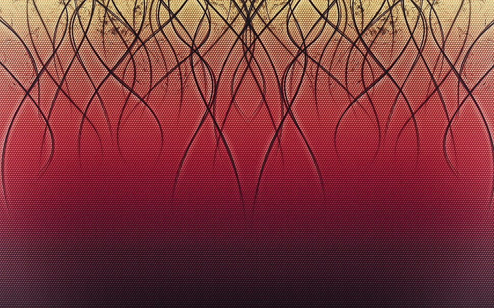 red and black digital wallpaper HD wallpaper