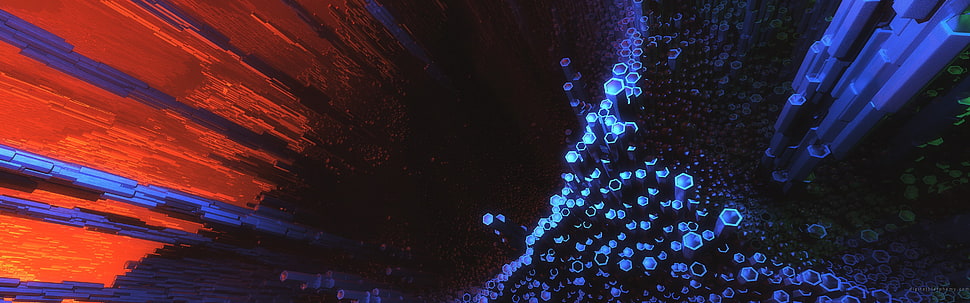 multiple display, digital art HD wallpaper