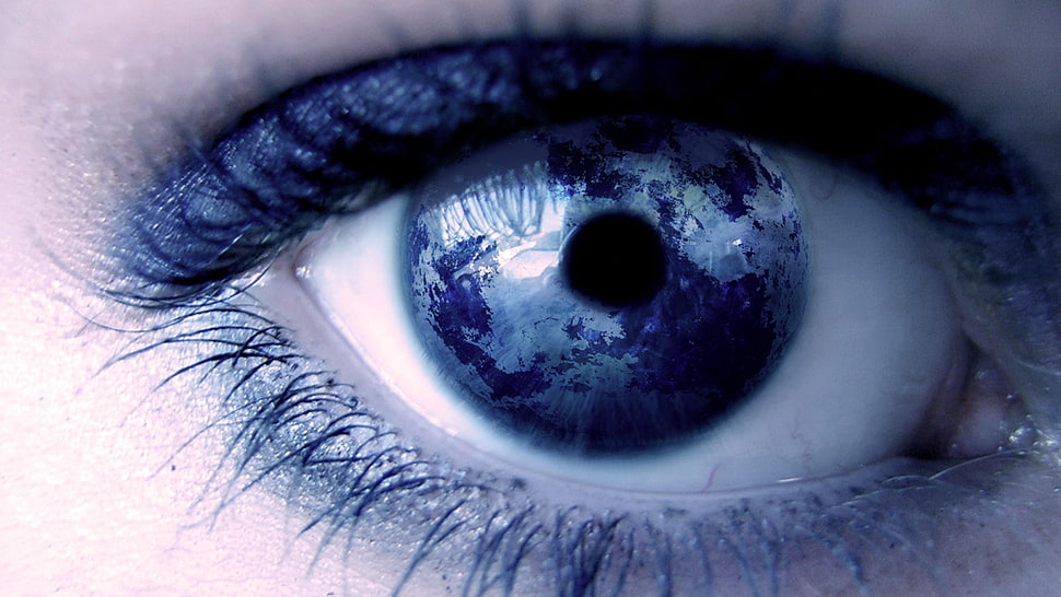 right human eye HD wallpaper