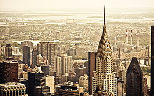 Chrysler Tower, New York, architecture, cityscape, city, New York City