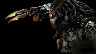 predator illustration, Alien vs. Predator, video games, mask, skull