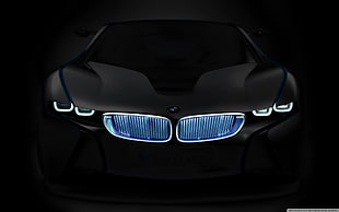 black BMW car, BMW