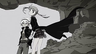 male and female anime illustration, Soul Eater, anime