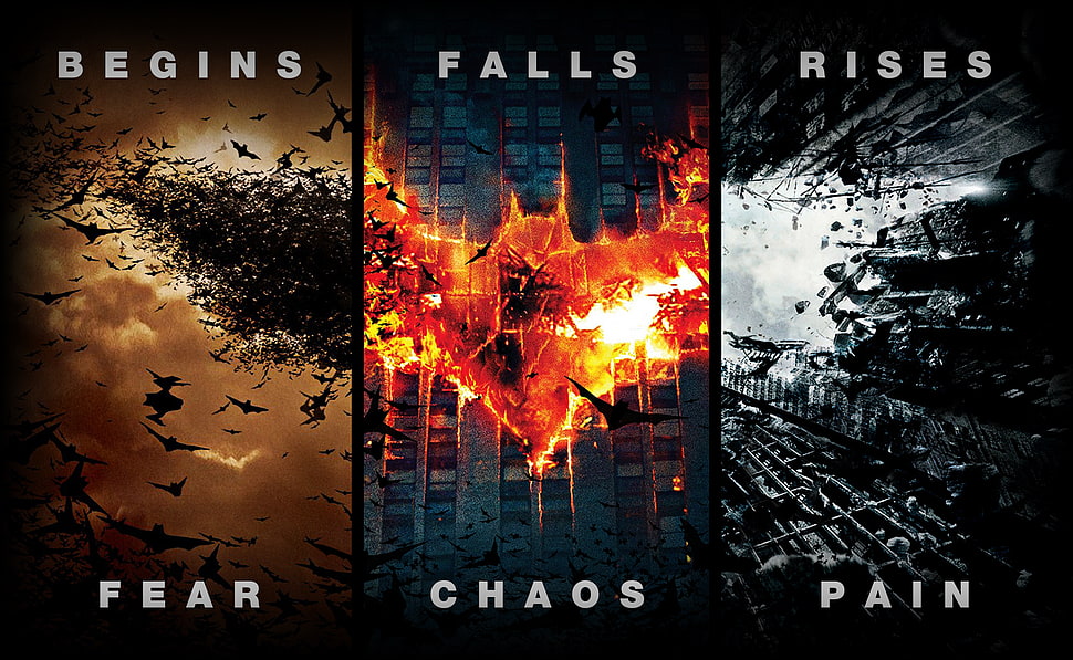 Batman poster cases, Batman Begins, The Dark Knight, The Dark Knight Rises, Dark Knight Trilogy HD wallpaper