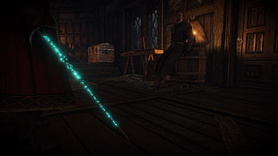 black and green compound bow, The Witcher 3: Wild Hunt, video games HD wallpaper