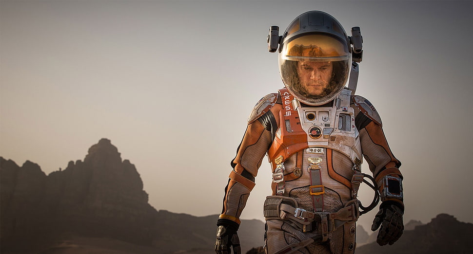 photo of astronaut, The Martian, Matt Damon HD wallpaper