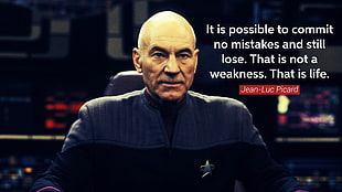 Jean-Luc Picard, motivational, minimalism, inspirational, quote HD wallpaper