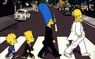 The Simpsons, The Simpsons, Homer Simpson, Marge Simpson, Bart Simpson HD wallpaper