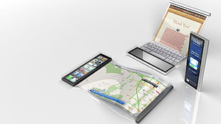 three digital devices