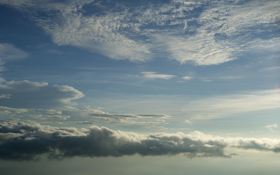 white clouds HD wallpaper