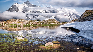 mountain alps, landscape, nature, mountains, water