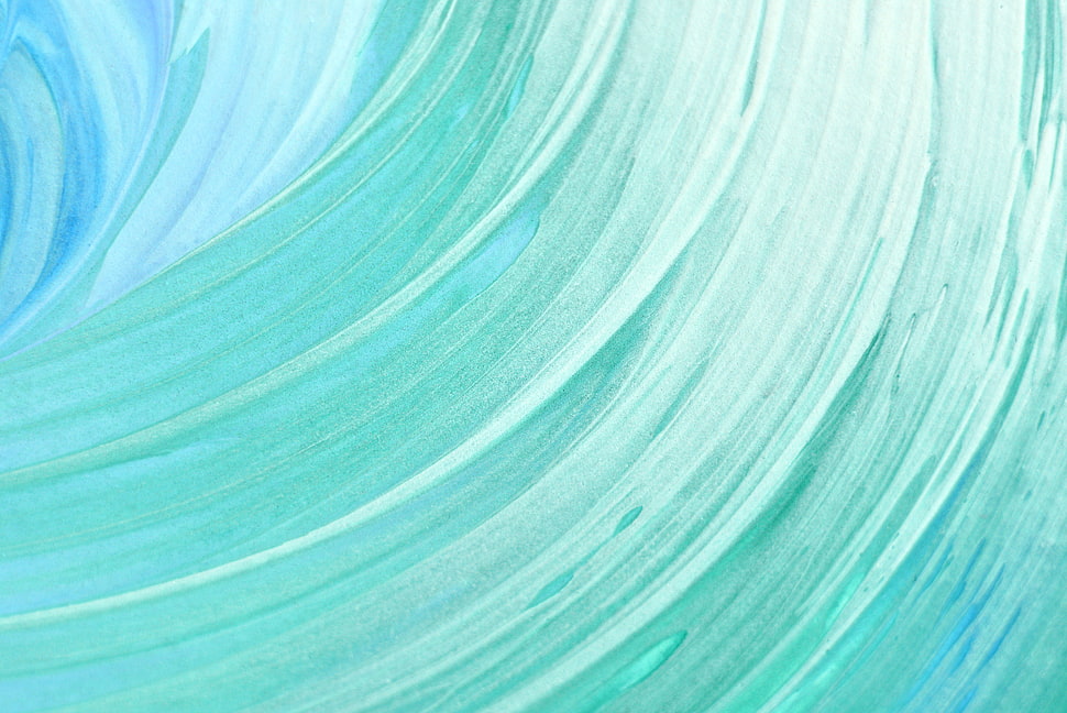 green abstract painting HD wallpaper