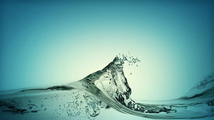 photo of body of water, water, waves, liquid HD wallpaper